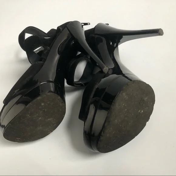 Natasha strapped Sexy High Stiletto Heel Platform Open Toe Sandals - Picture 9 of 9